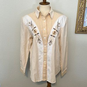 Vintage Wildfire long sleeve top women’s sz L